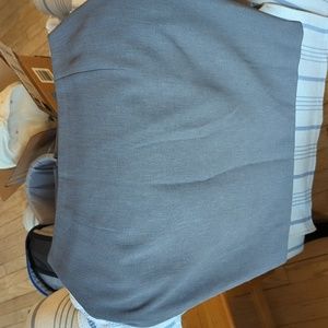 Medium grey lined skirt, above the knee, Charter Club size 4